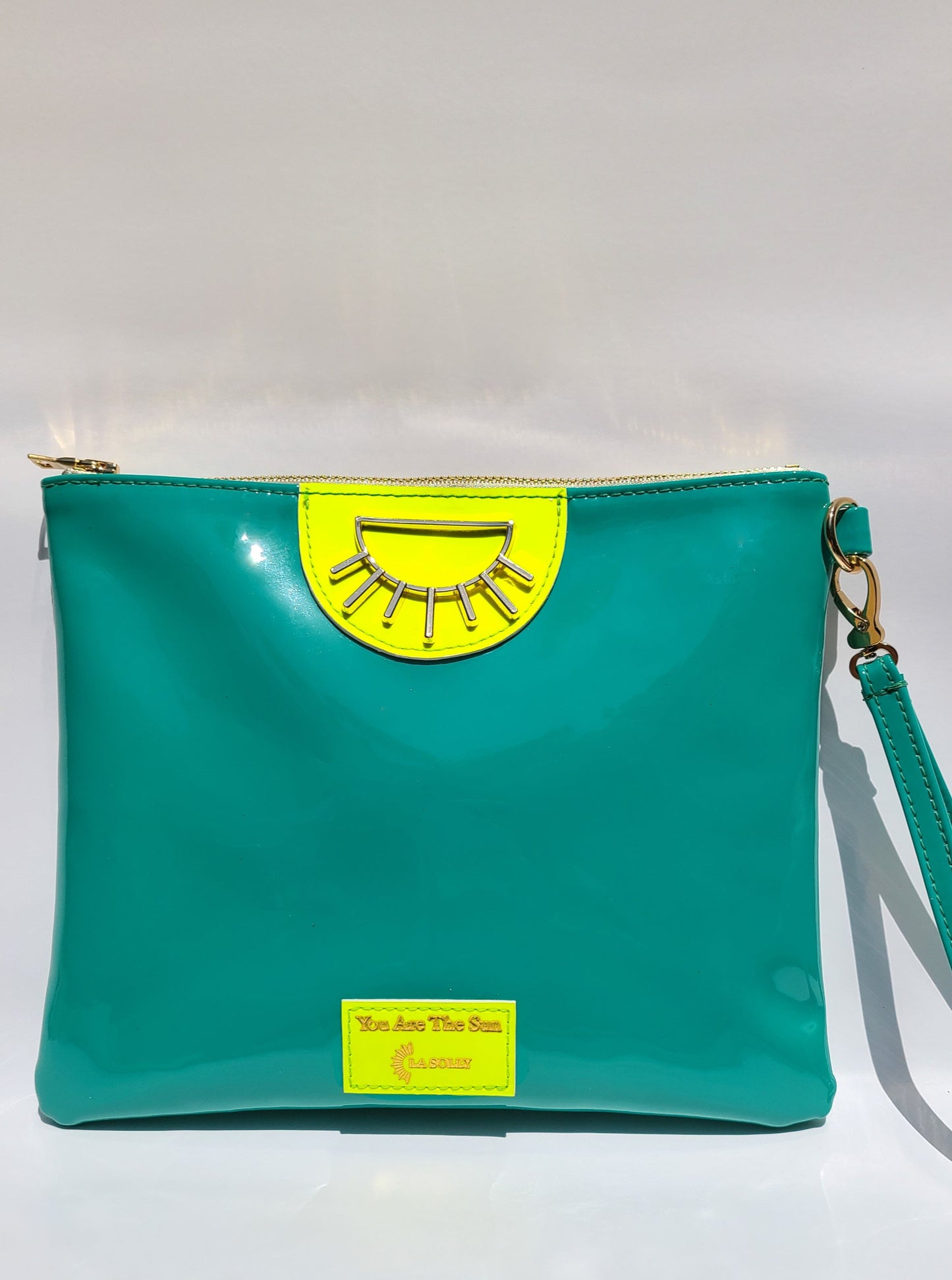 Maldives Yellow&Turquoise Clutch