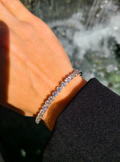 HAVANA Diamond Tennis Bracelet in 14k Gold (Bezel Setting)